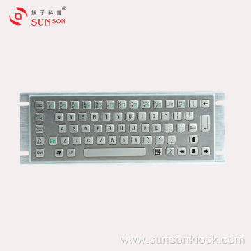 Reinforced Metal Keyboard for Information Kiosk